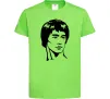 Детская футболка Брюс Лі Лаймовый Детская футболка Брюс Лі Лаймовый фото