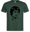 Чоловіча футболка Брюс Лі Темно-зелений фото