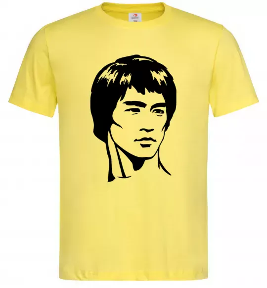 Чоловіча футболка Брюс Лі Лимонний фото