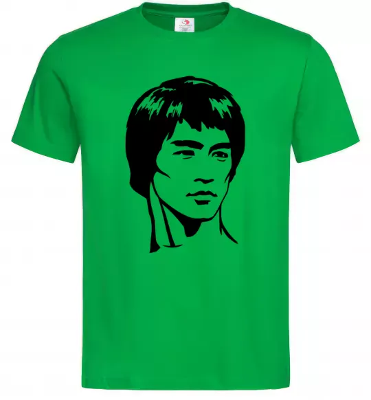 Чоловіча футболка Брюс Лі Зелений фото