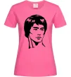 Женская футболка Брюс Лі Ярко-розовый Женская футболка Брюс Лі Ярко-розовый фото