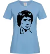 Женская футболка Брюс Лі Голубой Женская футболка Брюс Лі Голубой фото