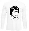 Лонгслив Брюс Лі Белый Лонгслив Брюс Лі Белый фото
