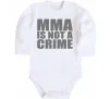 Детский боди MMA is not a crime Белый фото