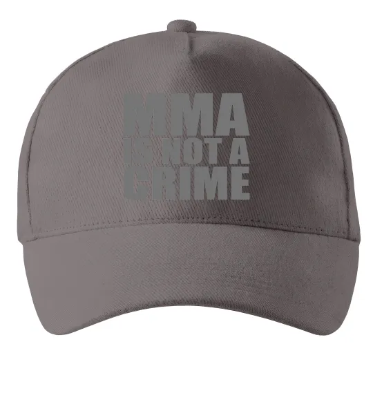 Кепка MMA is not a crime Серый фото