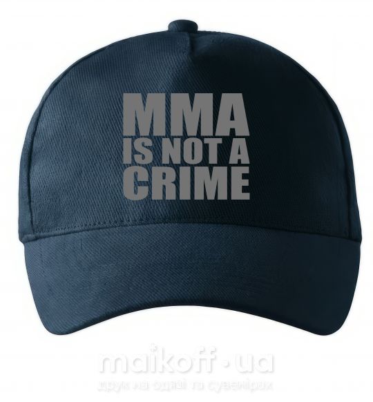Кепка MMA is not a crime Темно-синій фото