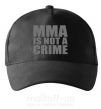 Кепка MMA is not a crime Чорний фото