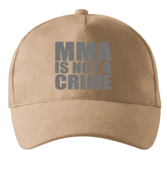 Кепка MMA is not a crime Пісочний фото
