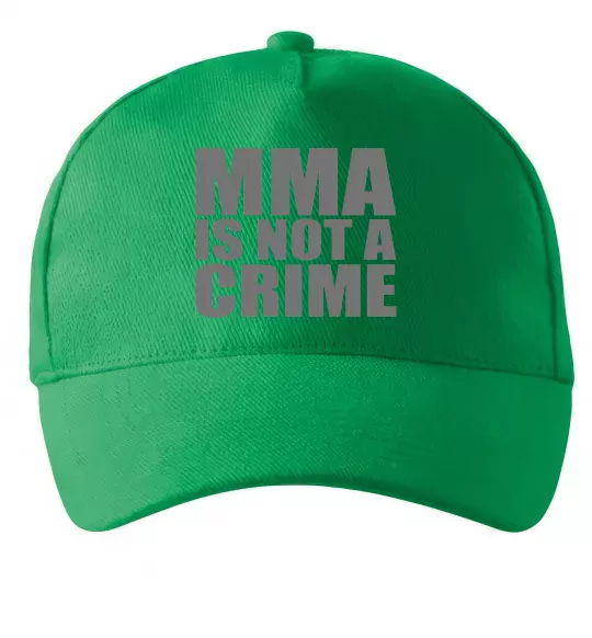 Кепка MMA is not a crime Зеленый фото