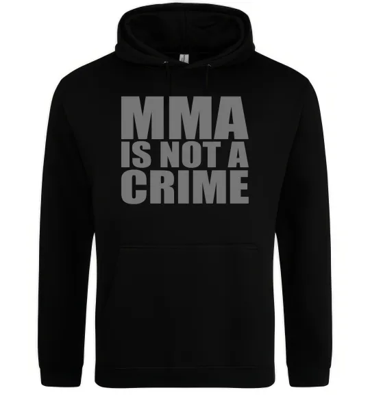 Жіноча толстовка (худі) MMA is not a crime Чорний фото