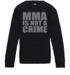 Детский Свитшот MMA is not a crime Черный фото