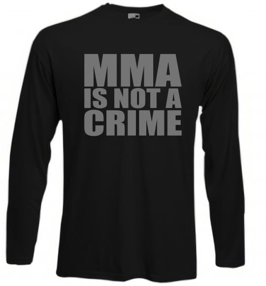 Реглан MMA is not a crime Чорний фото