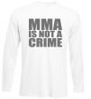 Реглан MMA is not a crime Білий фото