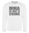Світшот MMA is not a crime Білий фото