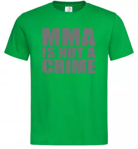 Чоловіча футболка MMA is not a crime Зелений фото