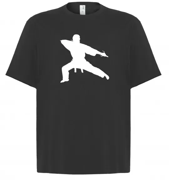 Футболка Оверсайз Метатель ножів Черный фото