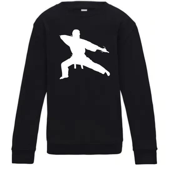 Детский Свитшот Метатель ножів Черный фото