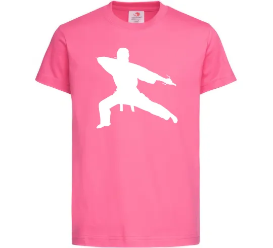 Детская футболка Метатель ножів Ярко-розовый фото