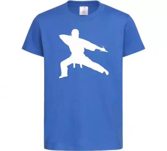 Детская футболка Метатель ножів Ярко-синий фото