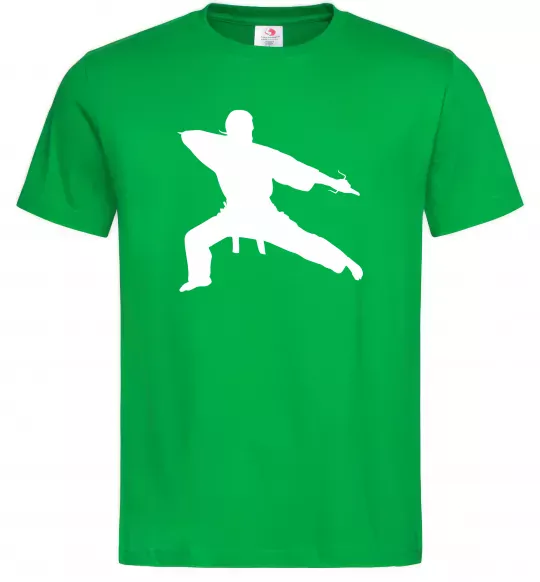 Мужская футболка Метатель ножів Зеленый фото