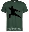 Мужская футболка Метатель ножей Темно-зеленый фото