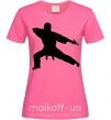 Женская футболка Метатель ножей Ярко-розовый фото