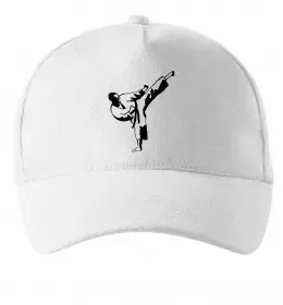 Кепка Боєць тхеквондо Білий фото