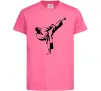 Детская футболка Боєць тхеквондо Ярко-розовый фото