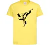 Детская футболка Боєць тхеквондо Лимонный фото