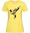 Женская футболка Боєць тхеквондо Лимонный фото