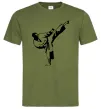 Чоловіча футболка Боєць тхеквондо Оливковий Чоловіча футболка Боєць тхеквондо Оливковий фото
