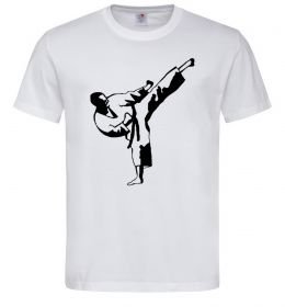 Мужская футболка Боєць тхеквондо Мужская футболка Боєць тхеквондо