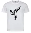 Чоловіча футболка Боєць тхеквондо Білий Чоловіча футболка Боєць тхеквондо Білий фото