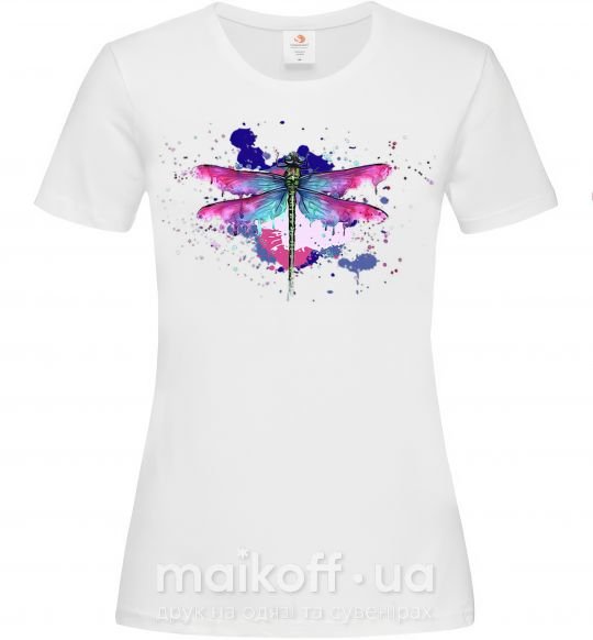 Жіноча футболка Dragonfly Білий фото