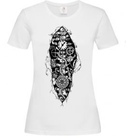 Жіноча футболка Скелет робота