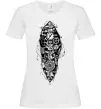 Жіноча футболка Скелет робота Білий фото