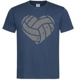 Мужская футболка Volleyball heart