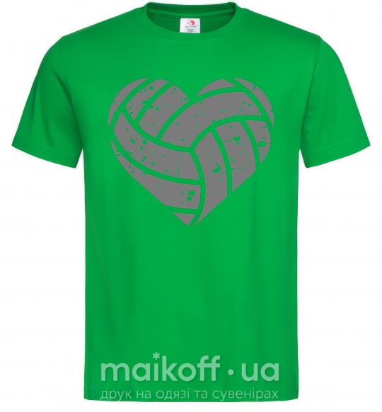 Чоловіча футболка Volleyball heart Зелений фото