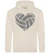 Женская толстовка (худи) Volleyball heart Таш Женская толстовка (худи) Volleyball heart Таш фото