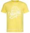 Чоловіча футболка Volleyball print Лимонний фото