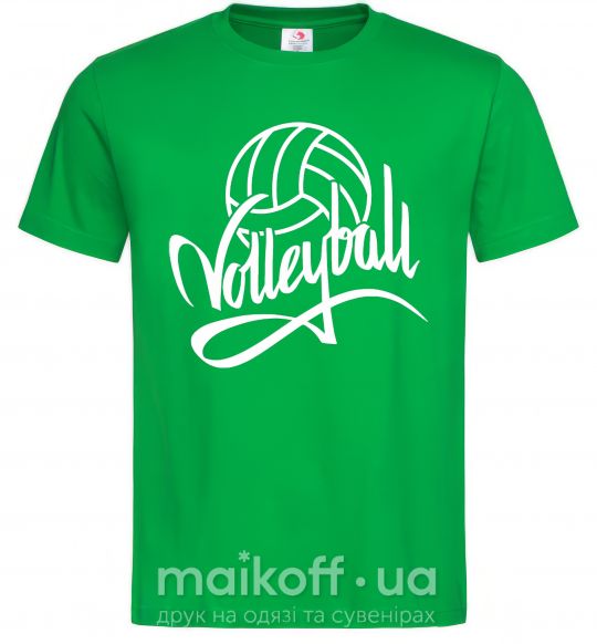 Чоловіча футболка Volleyball print Зелений фото