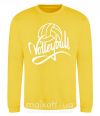 Світшот Volleyball print Сонячно жовтий фото