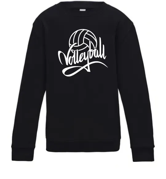 Детский Свитшот Volleyball print Черный фото