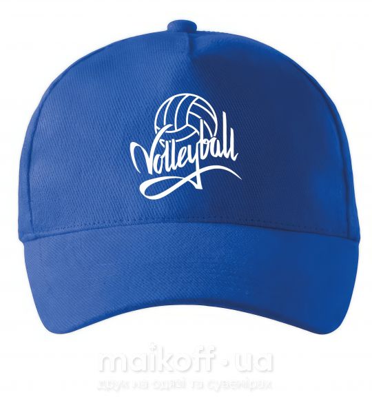 Кепка Volleyball print Яскраво-синій фото