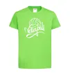 Детская футболка Volleyball print Лаймовый фото