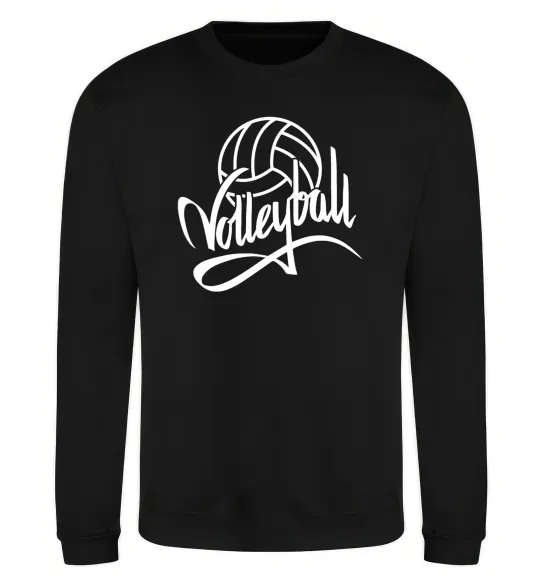 Свитшот Volleyball print Черный фото