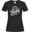 Женская футболка Volleyball print Черный Женская футболка Volleyball print Черный фото