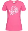 Женская футболка Volleyball print Ярко-розовый Женская футболка Volleyball print Ярко-розовый фото