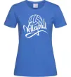 Женская футболка Volleyball print Ярко-синий Женская футболка Volleyball print Ярко-синий фото