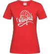 Женская футболка Volleyball print Красный Женская футболка Volleyball print Красный фото